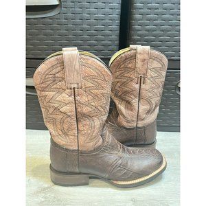 Roper Western Boots Deadwood Pull‎ On Brown 09-020-6500-8119 BR MEN'S 8 D